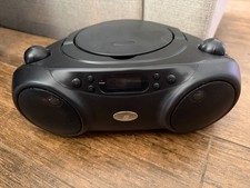 GPX Radio/CD Boombox Black BC232B CD/AM/FM Aux Line In   TESTED WORKING