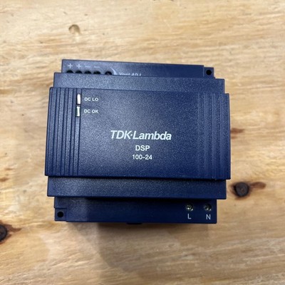 TDK Lambda DSP100-24, 100-240 VAC, 2200 mA, 24 VDC, 100 W, Power Supply. Tested!