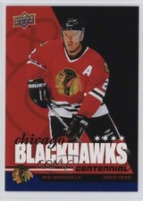 2025 Chicago Blackhawks Centennial Windy City Blue 17/65 Eric Weinrich #47 r9d