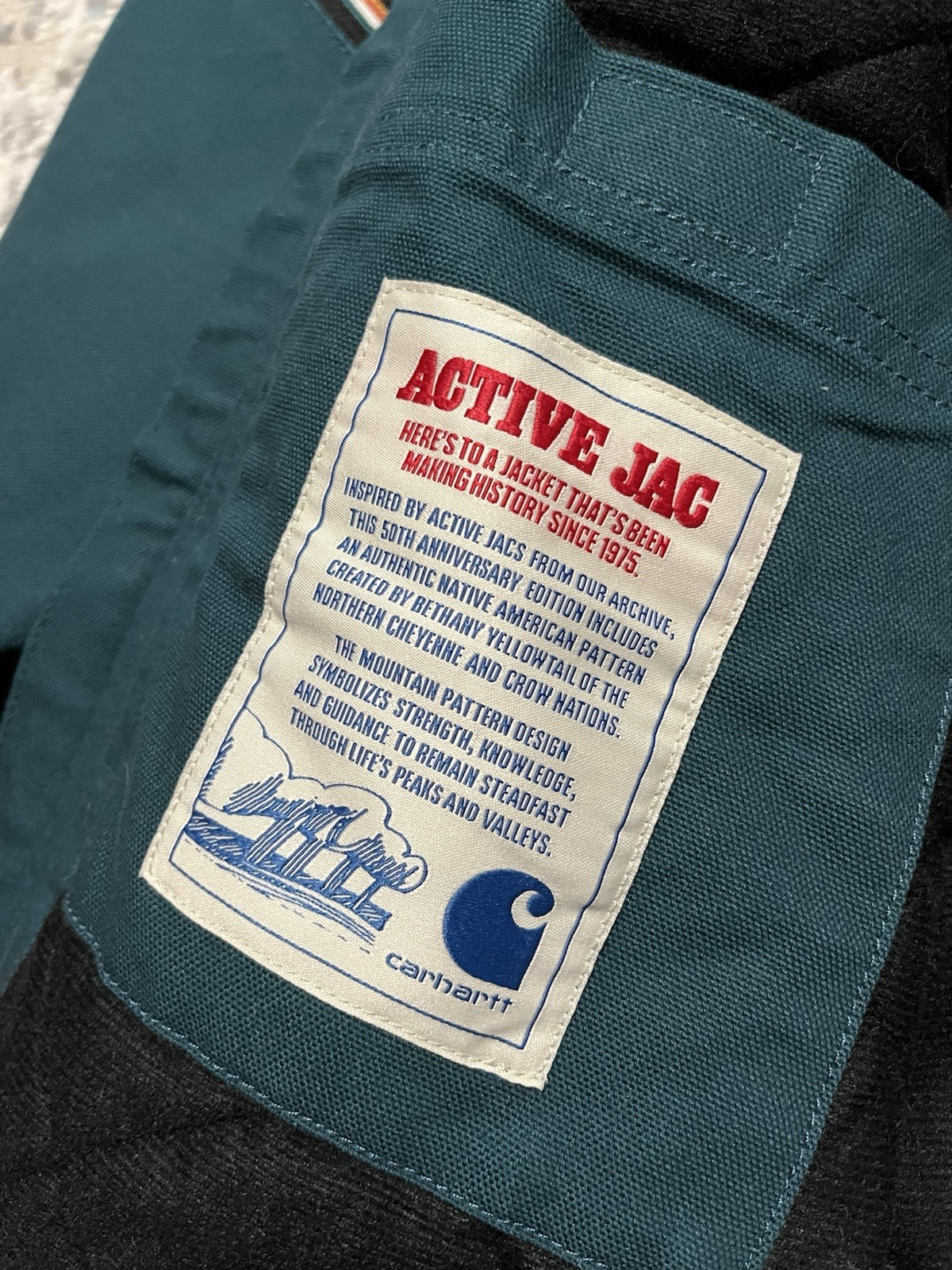 Carhartt Montana Active Jac 50th Anniversary Aztec Jacket Men’s Small thumbnail 9