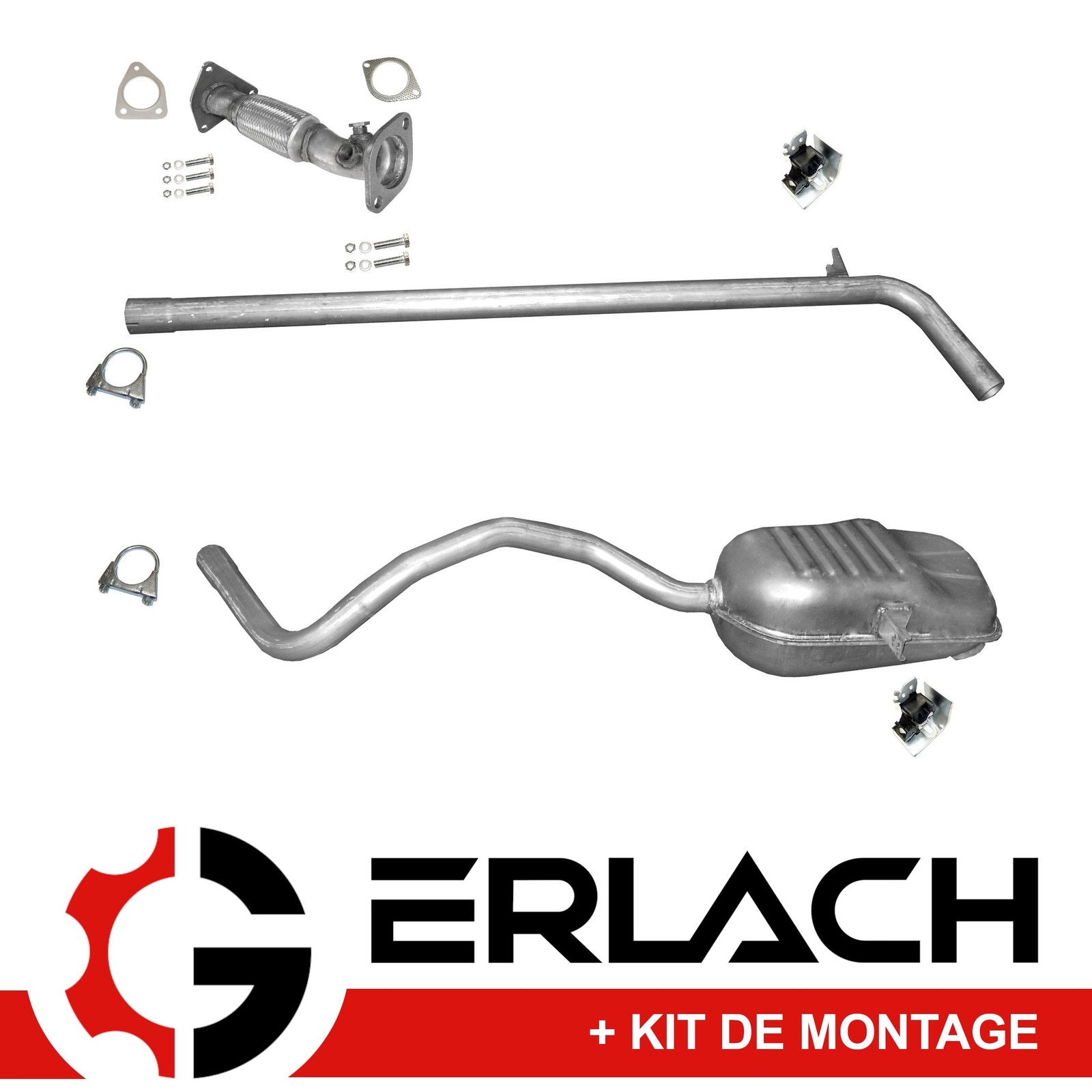 Pot d'échappement silencieux Renault Megane Scenic 2.0 dCi moteur diesel 7167