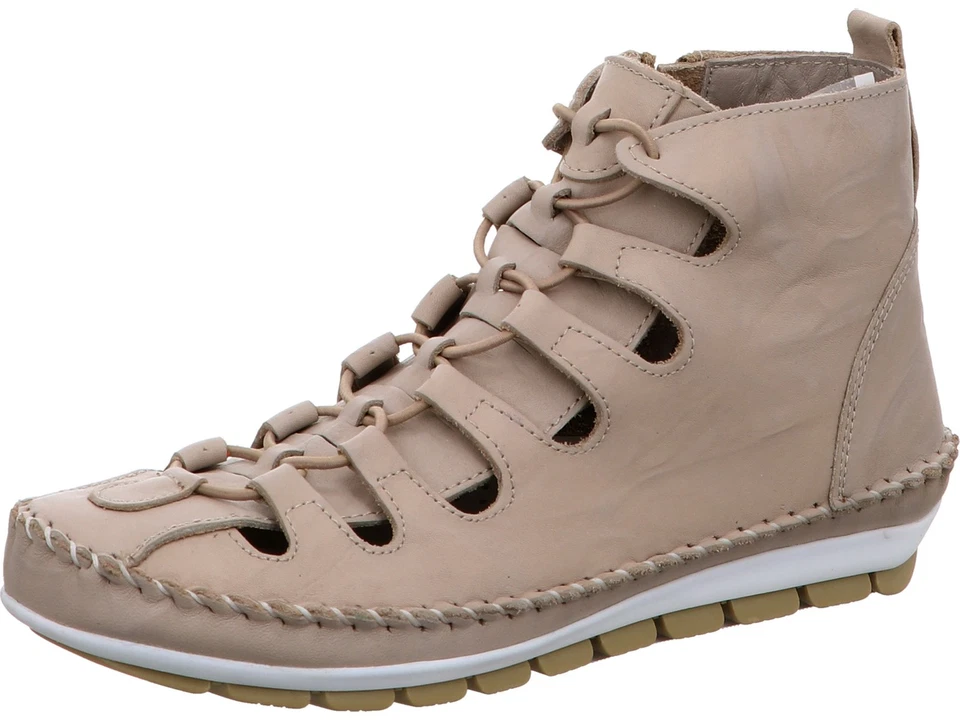Gemini Botines De Cuero Para Dama Con Cremallera 382175-01 - Imagen 1 de 1