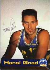 Original Autogramm Hansi Gnad Basketball /// Autograph signiert signed si 348539