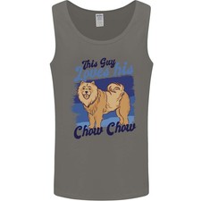 Ce Type Aime Son Chien Chow Chow Gilet Débardeur Pour Hommes