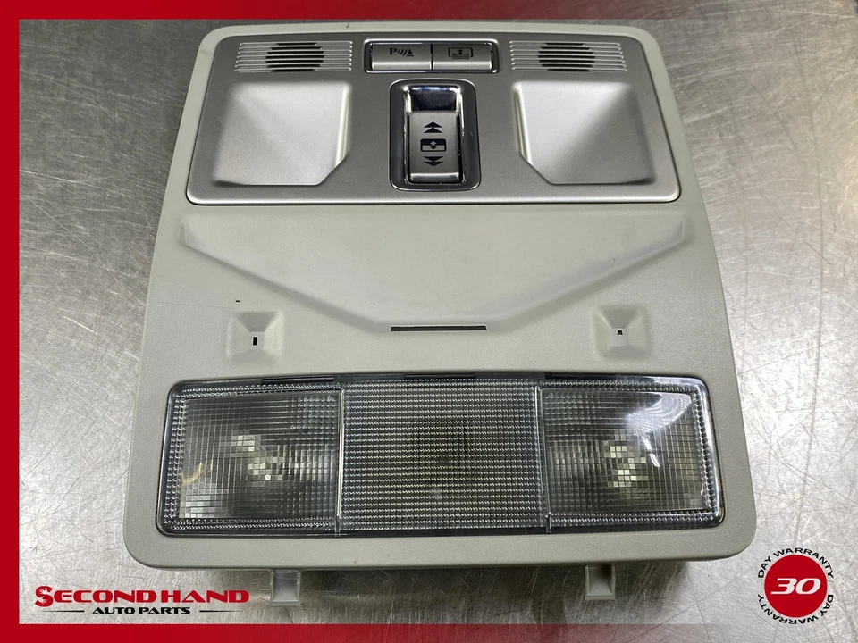 Jaguar XF X250 2009-2011 luz de cúpula delantera superior con interruptor de techo corredizo gris OEM Foto 4 de 4