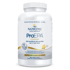 Nordic Naturals ProEPA Lemon - Cardiovascular, Immune and Mood Health, 180 Ct.
