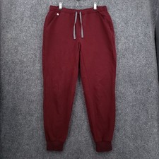 FIGS Technical Collection Tansen Cargo Scrub Pants Mens L Large Red Medical