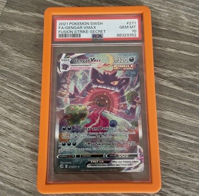 Gengar VMAX Alt Art 271/264 Secret Rare - Fusion Strike PSA 10