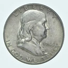Better 1948-D US Franklin 90% Silver Half Dollar Coin Collection Set Break *710