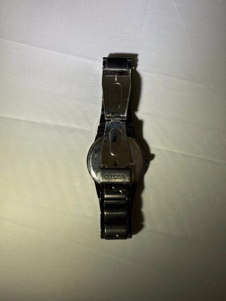 Reloj Hombre Citizen AU1065-58E Eco Drive Axiom Negro 40mm Acero USADO Foto 3 de 4