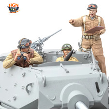1/16 Resin WWII M10 Achilles British Tank Crew Figure Kit Unassembled Unpainted