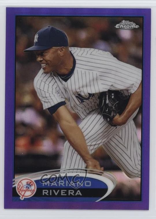 2012 Topps Chrome Retail Purple Refractor Mariano Rivera #150 HOF e7b