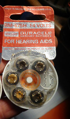 Altes Batteriespendergehäuse für Geräte Mallory Taubheit FOR EARING AIDS