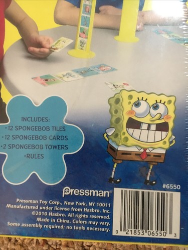 SpongeBob Mastermind Towers Pressman Game 2010 Sun Damage/ Marks on Plastic - 第 3/5 張圖片