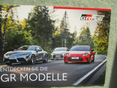 Toyota GR Sport Prospekt Corolla,C-HR,GR,GR86,Yaris,Supra April 2022 Katalog