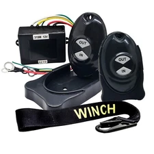 WIRELESS WINCH REMOTE Control SWITCH Dump Bed Tow Truck Pump Hydraulic Lift 12V