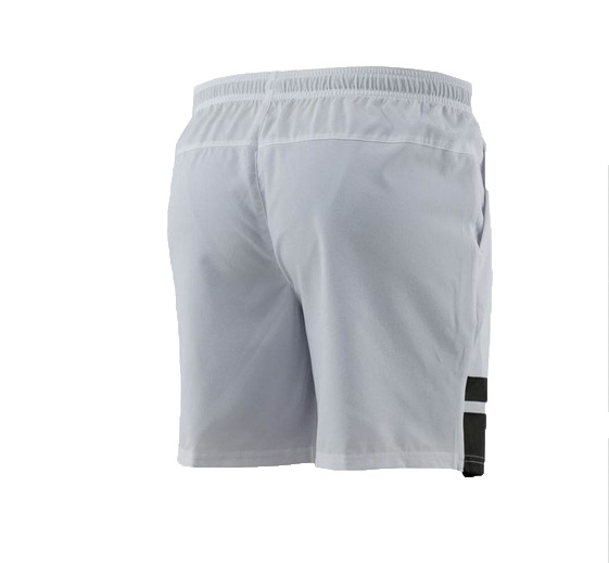 Penguin Color Block Print 7 Mens Tennis Short - Bright White - M 8490₽