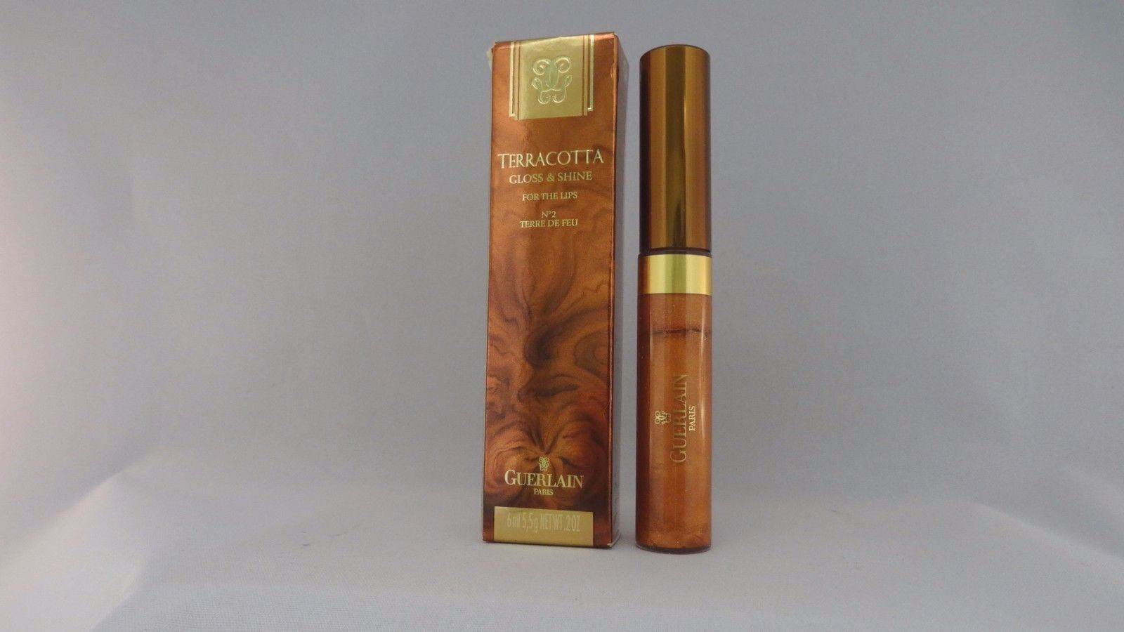 GUERLAIN TERRACOTTA GLOSS - SHINE ДЛЯ ГУБ - NO 2 TERRE DE FEU - НОВАЯ В КОРОБКЕ 3690₽