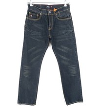 SINGLY Dark Grey Denim Regular Tapered Fit Jeans Size W29