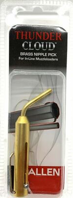 Thunder Cloud Muzzleloader Brass Nipple Pick 87119A Hunting Shooting  