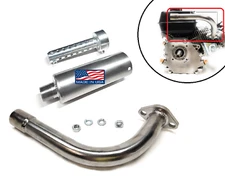 Opposite direction Exhaust & Muffler for: Predator 212/224, Honda GX160, GX200