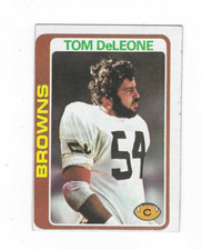 1978 TOPPS TOM DELEONE #13 CLEVELAND BROWNS
