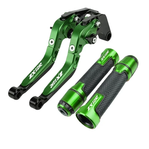 Motorcycle Levers Handle Grips Brake Clutch For Ninja ZX12R ZX-12R 2000-2005 - Bild 2 von 15