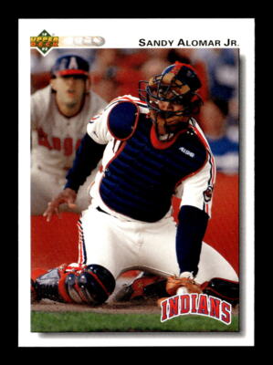 1992 Upper Deck #156 Sandy Alomar Jr. Cleveland Indians GEM-MT Card *D611