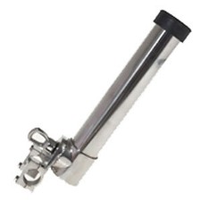 PORTACANNA ACCIAIO INOX AISI316 PER BATTAGLIOLE E PULPITI ORIENTABILE PORTACANNE