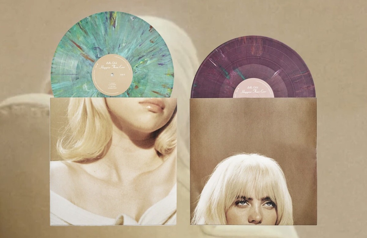 NEW Happier Than Ever Billie Eilish Gucci Collab - Vinyl