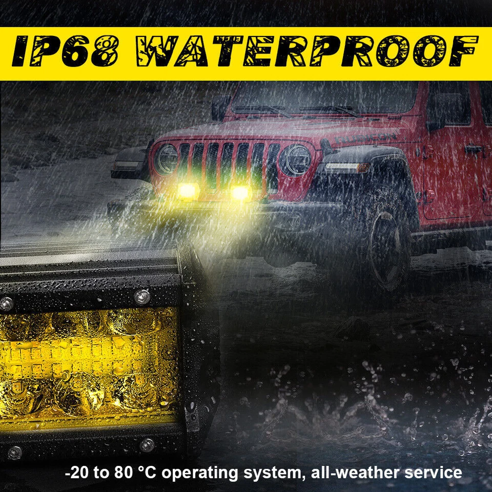 Barras de luces LED todoterreno 3/4/7 Fit Toyota Tacoma cápsulas de luz auxiliar Foto 3 de 4