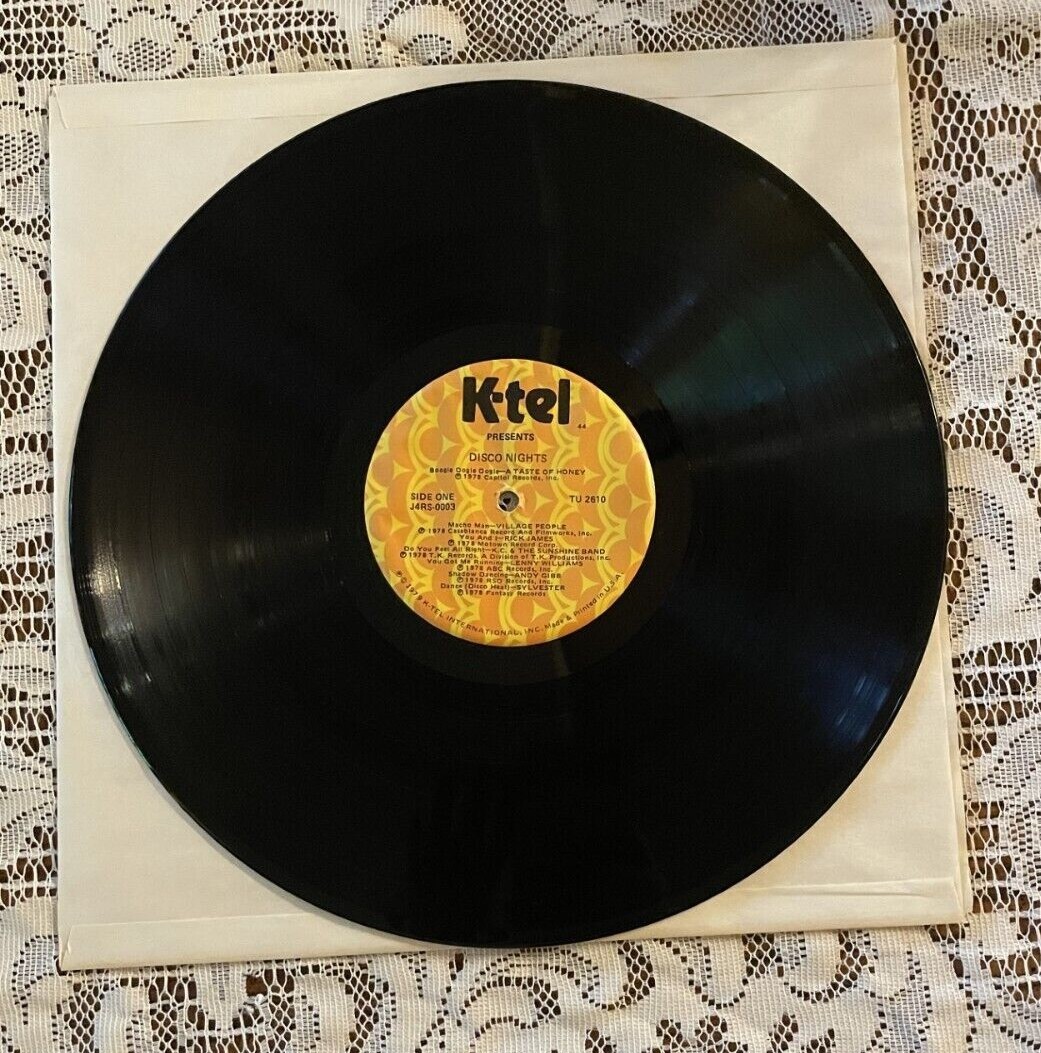 Disco Night K-Tel LP Record Vinyl Compilation Village People Rick James TU-2610