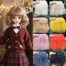 Tibetan Lamb Mohair for BJD OB11 DD Doll Wigs Mongolian Fur Reroot Curly Hair