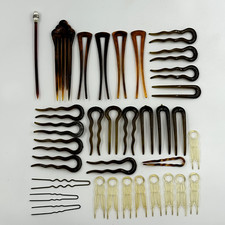 Lot of 34 Vintage Hair Pins   Assorted Styles and Sizes