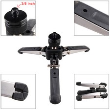 Universal Three-Foot Support Stand Monopod Base for Tripod Head Cameras DT Q5J9