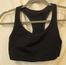 Patagonia racer sports bra black racer back women's M