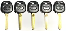 5Pcs TOY44G TOYOTA 2010-2014 G Chip Transponder Key Blank With Logo USA SELLER