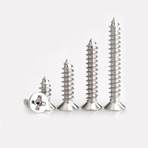 Self-Tapping Nickel-plated Phillips Cross Screws Countersunk Micro Screw M1-M4 - Picture 4 of 9