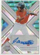 Jonathan Bautista 2018 Elite Extra Edition Base Prospect Autograph Card #178 