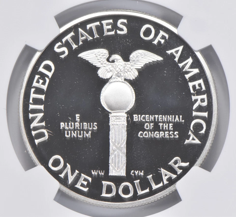 1989 S Congress Commemorative Proof Silver Dollar NGC PF70 UCAM - Image 4 of 4