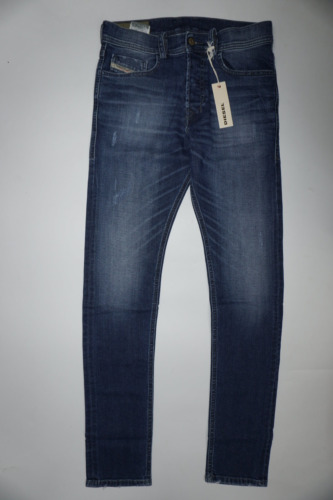 DIESEL TEPPHAR 0858K Mens Denim Jeans Slim Fit Straight Blue Faded No QR - Picture 1 of 10