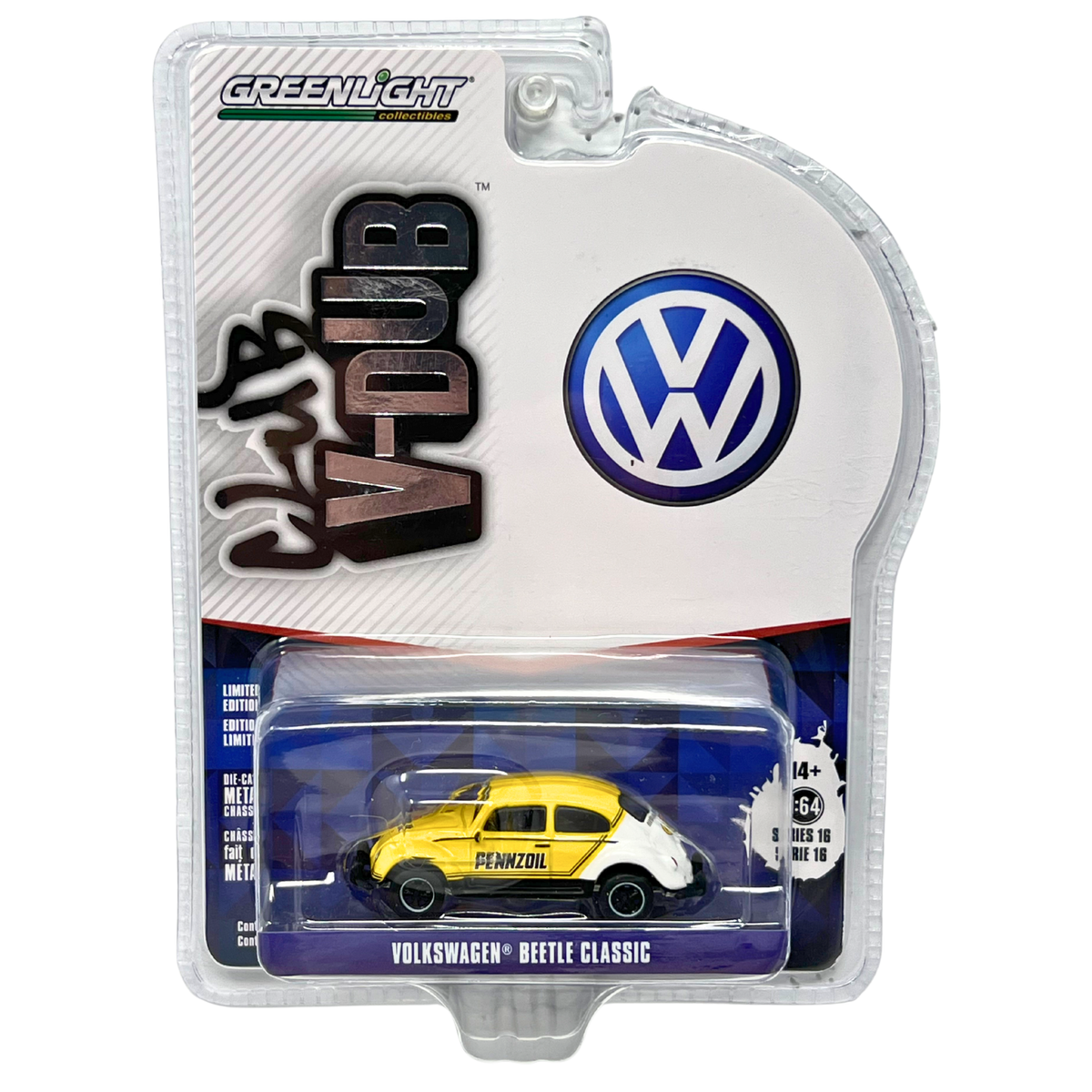 Greenlight Club V-Dub 1964 Volkswagen Beetle Classic 1:64 Diecast