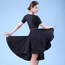Latin Rumba Rhythm Practice Dance Dress Salsa Competition Ballroom Dancewear