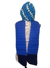 Winter Handmade Hat and 54  Long Scarf Set Unisex One size Cozy knitwear