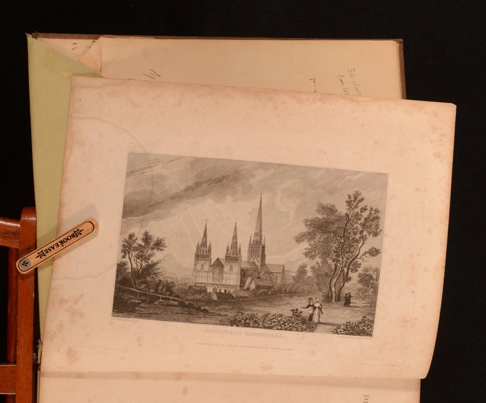 1830 Picturesque Views Staffordshire and Shropshire F Calbert T Radclyffe W West - Image 4 of 4