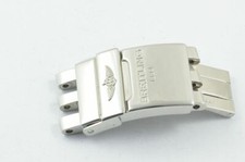 BREITLING STAHL ARMBAND FALTSCHLIESSE 20MM DEPLOYMENT CLASP 375A B01