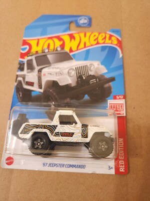 2023 HOT WHEELS RED EDITION 67 JEEPSTER COMMANDO #5/12 TARGET EXCLUSIVE