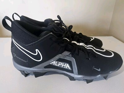 Nike Fastflex Football Cleats Alpha CV0584-010 Men's size 12 Black