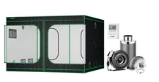 VIVOSUN 10x10ft Hydroponic Indoor Grow Tent & 8" Inline Fan kit 740CFM & Timmer