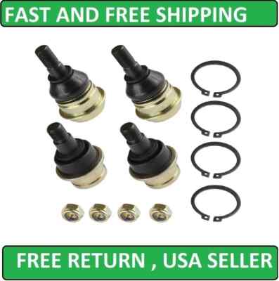 2 Front Knuckle Lower Upper Ball Joint For John Deere XUV835E XUV835M XUV835R